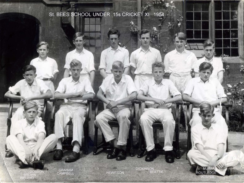 1954 U15 Cricket XI
